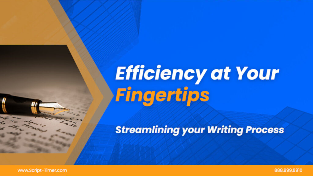 Efficiency at Your Fingertips