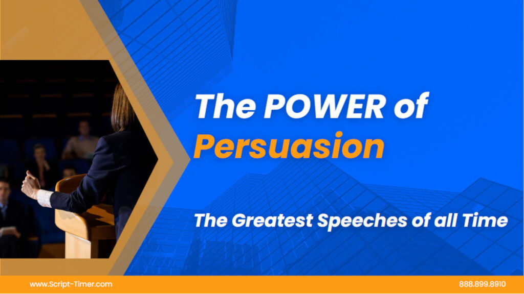 The Power of Persuasion:Unveiling the Greatest Speeches of All Time